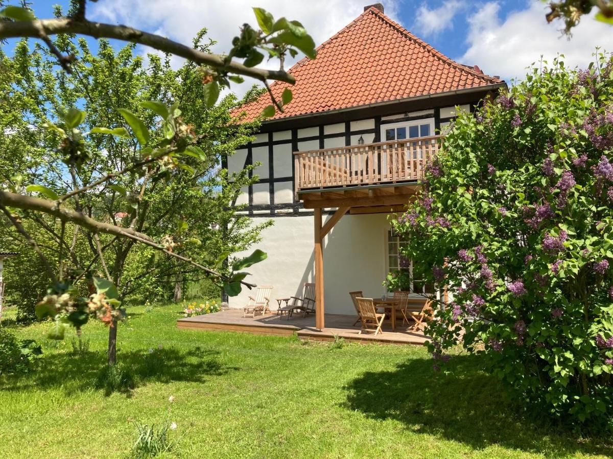 Ferienwohnung Forsthaus in Waldhessen Bauhaus Exterior foto