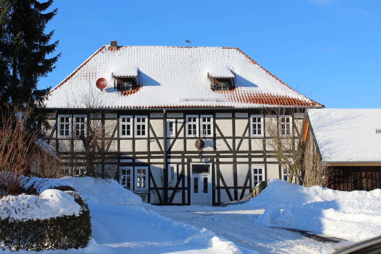 Ferienwohnung Forsthaus in Waldhessen Bauhaus Exterior foto