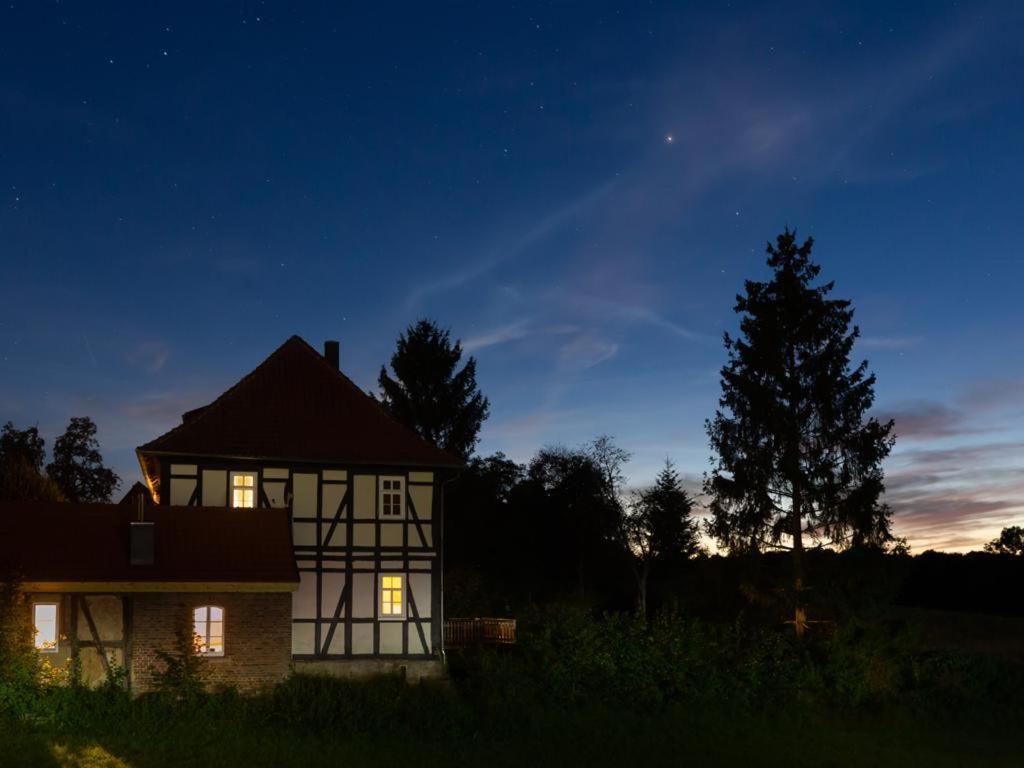 Ferienwohnung Forsthaus in Waldhessen Bauhaus Exterior foto