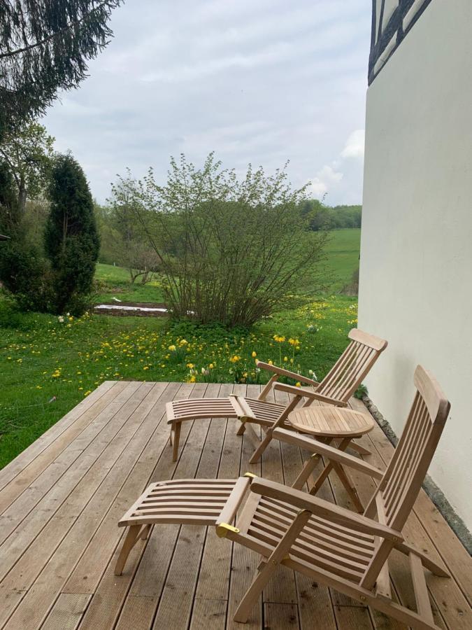 Ferienwohnung Forsthaus in Waldhessen Bauhaus Exterior foto